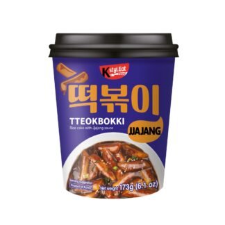 K-Street Food Tteokbokki ryžių virtinukai su Jjajang padažu 173 g