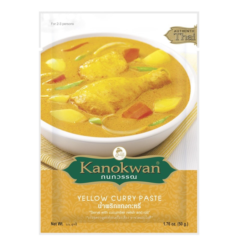 Kanokwan geltonojo kario pasta 50 g